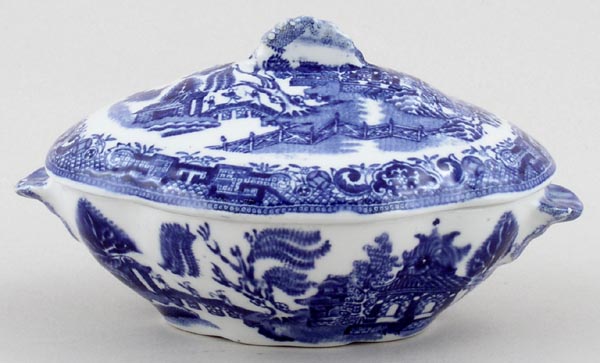 Toy Covered Dish c1920s